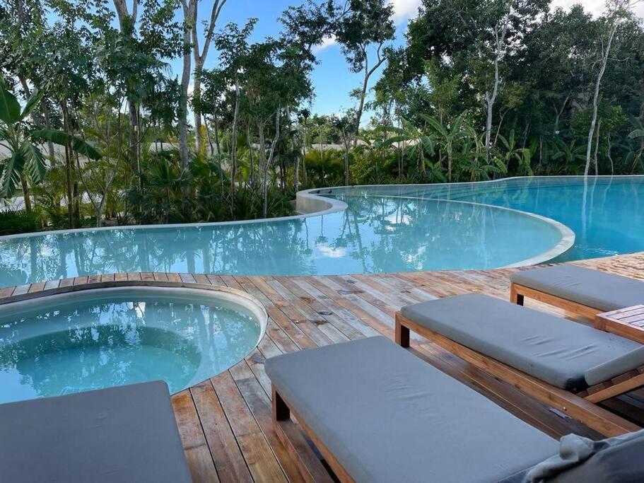 Loft En Aldea Zama Apartamento Tulum Exterior foto